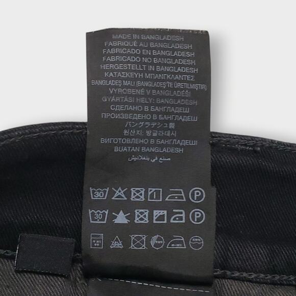 G-Star Raw 5620 3D Zip Knee Super Slim Jeans Black Sz 32x32 Grunge Goth Moto - Picture 11 of 15